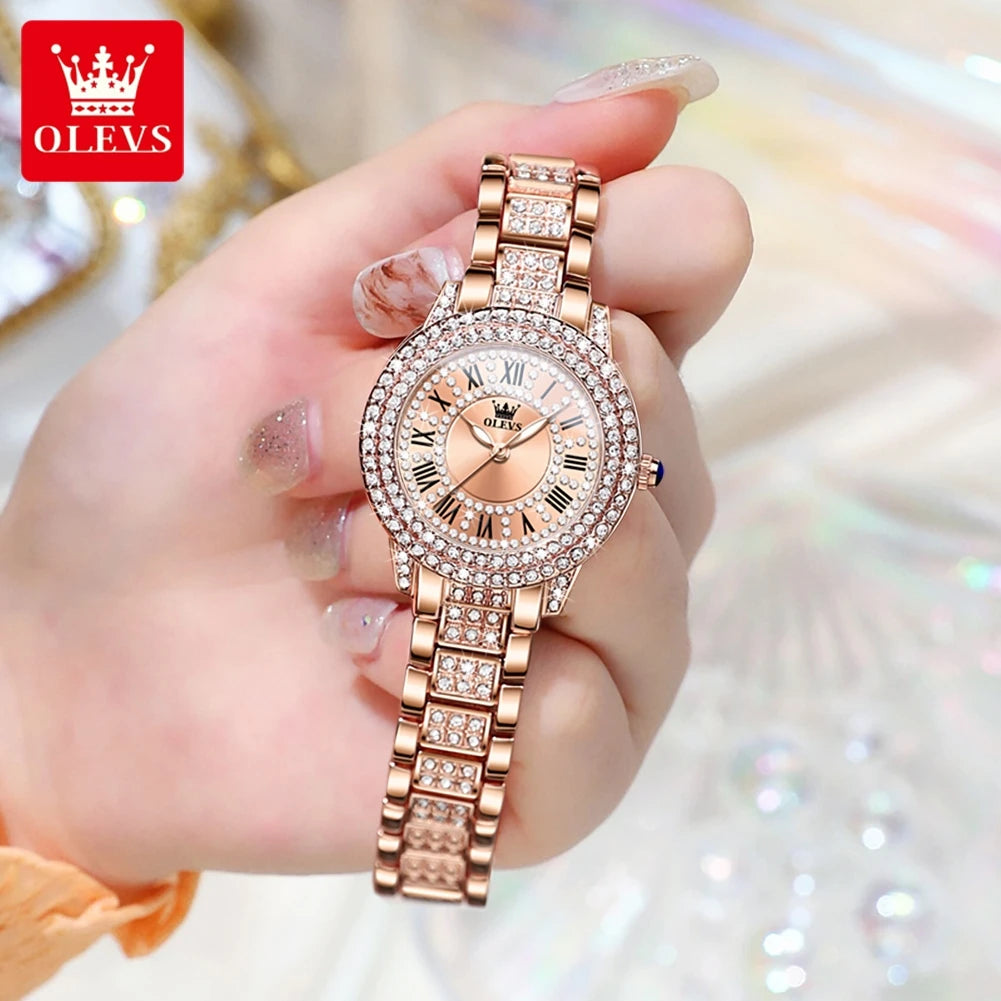 OLEVS Quartz Women's Watch - Olevs - Embellish Gold Jewelry & Diamond