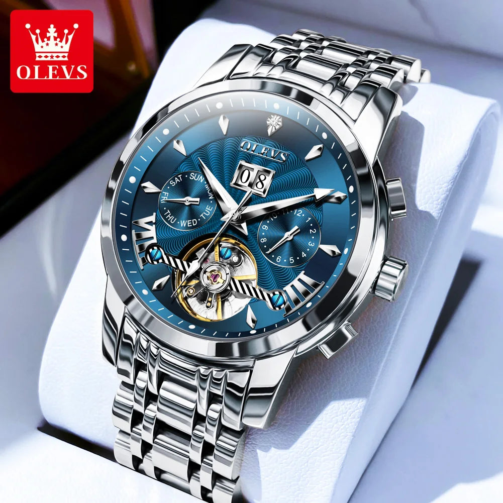 OLEVS Men Watches - Festive Collection - Embellish Gold Jewelry & Diamond