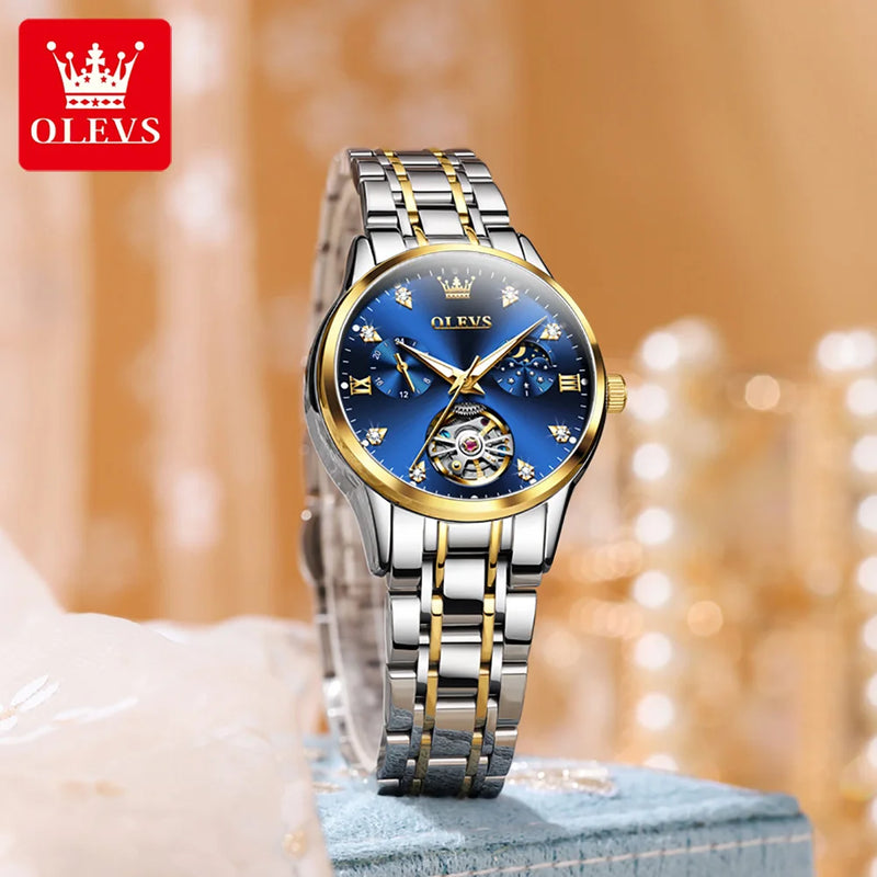 OLEVS 6608 Womens Watch - Watches - Embellish Gold Jewelry & Diamond