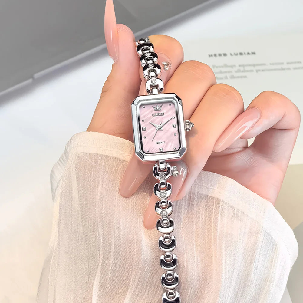 OLEVS Luxury Brand Original Quartz Women Watches - Olevs - Embellish Gold Jewelry & Diamond
