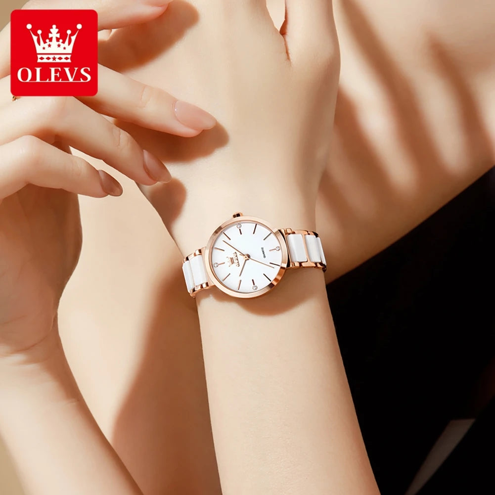 OLEVS Women Watch 5877 - Olevs - Embellish Gold Jewelry & Diamond