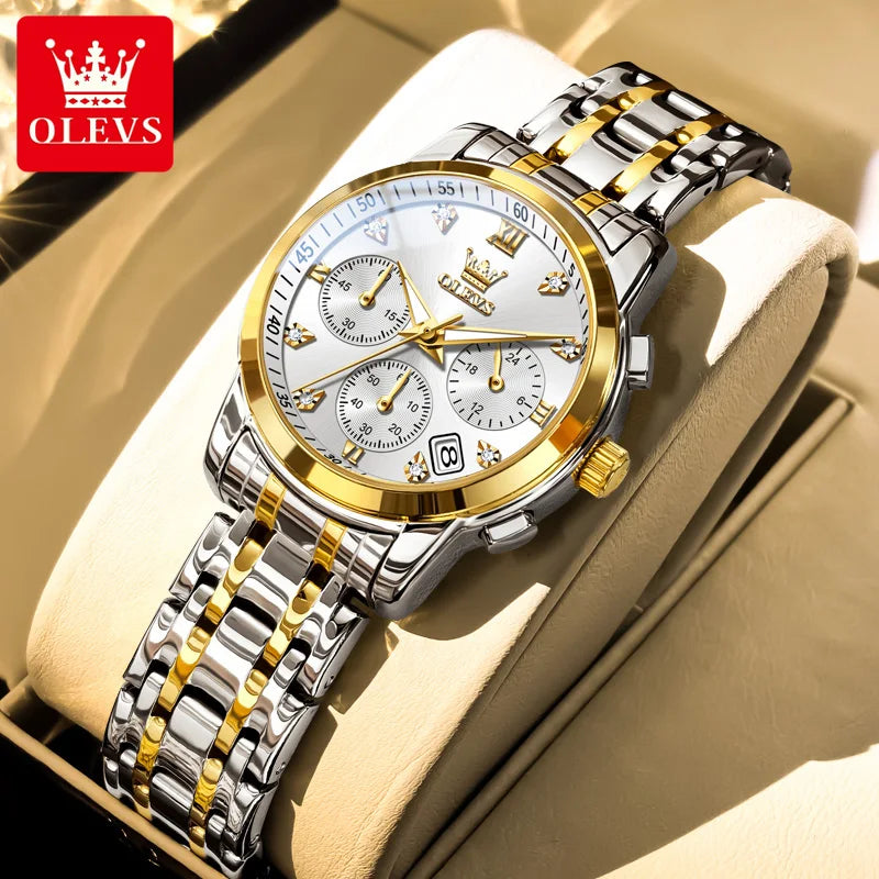 OLEVS Women Watch - Olevs - Embellish Gold Jewelry & Diamond