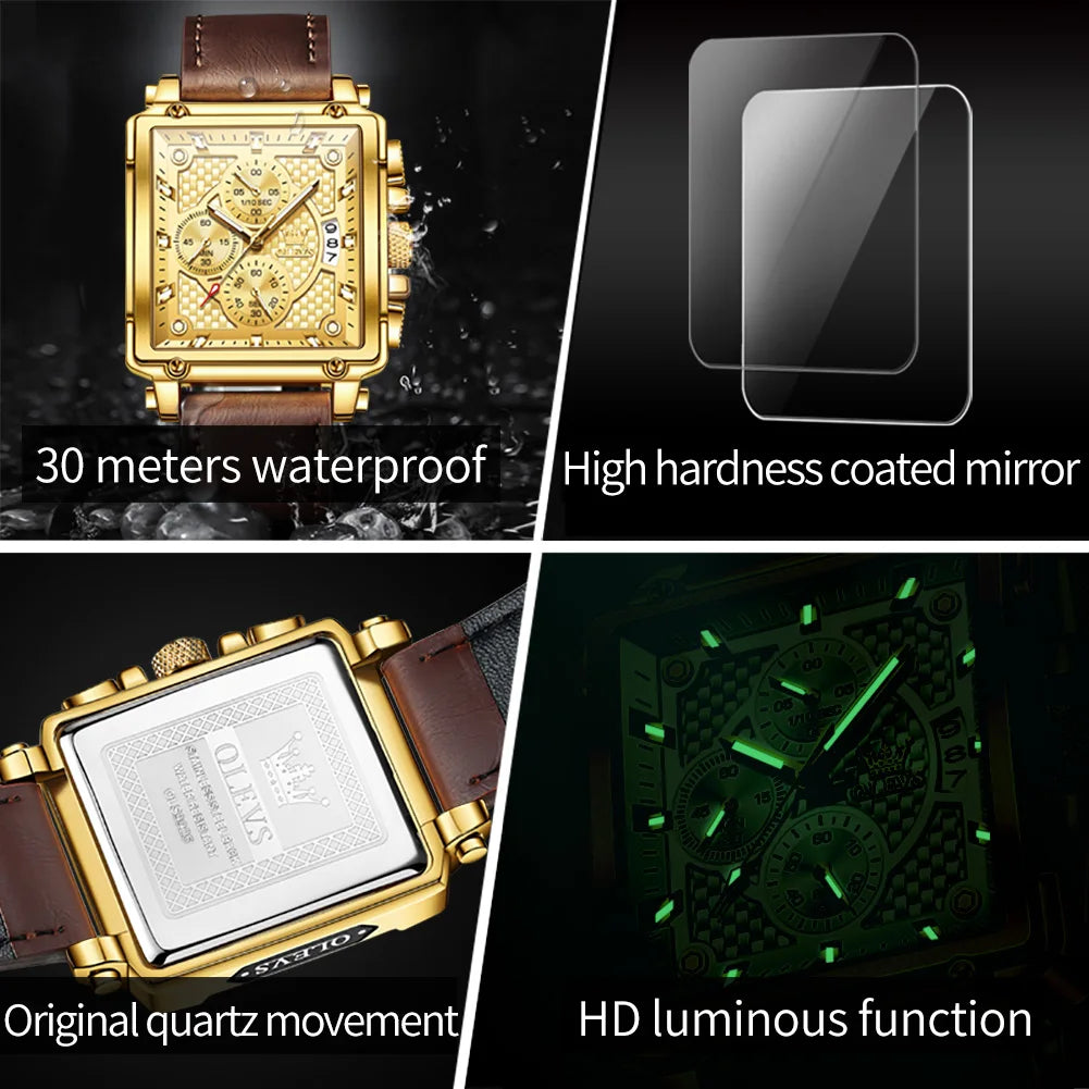 OLEVS brand mens watches - Olevs - Embellish Gold Jewelry & Diamond