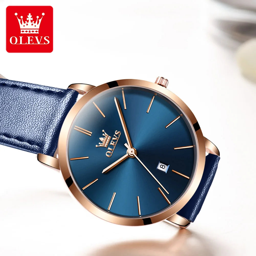 OLEVS Fashion Ultra Thin Womens Watches - Olevs - Embellish Gold Jewelry & Diamond