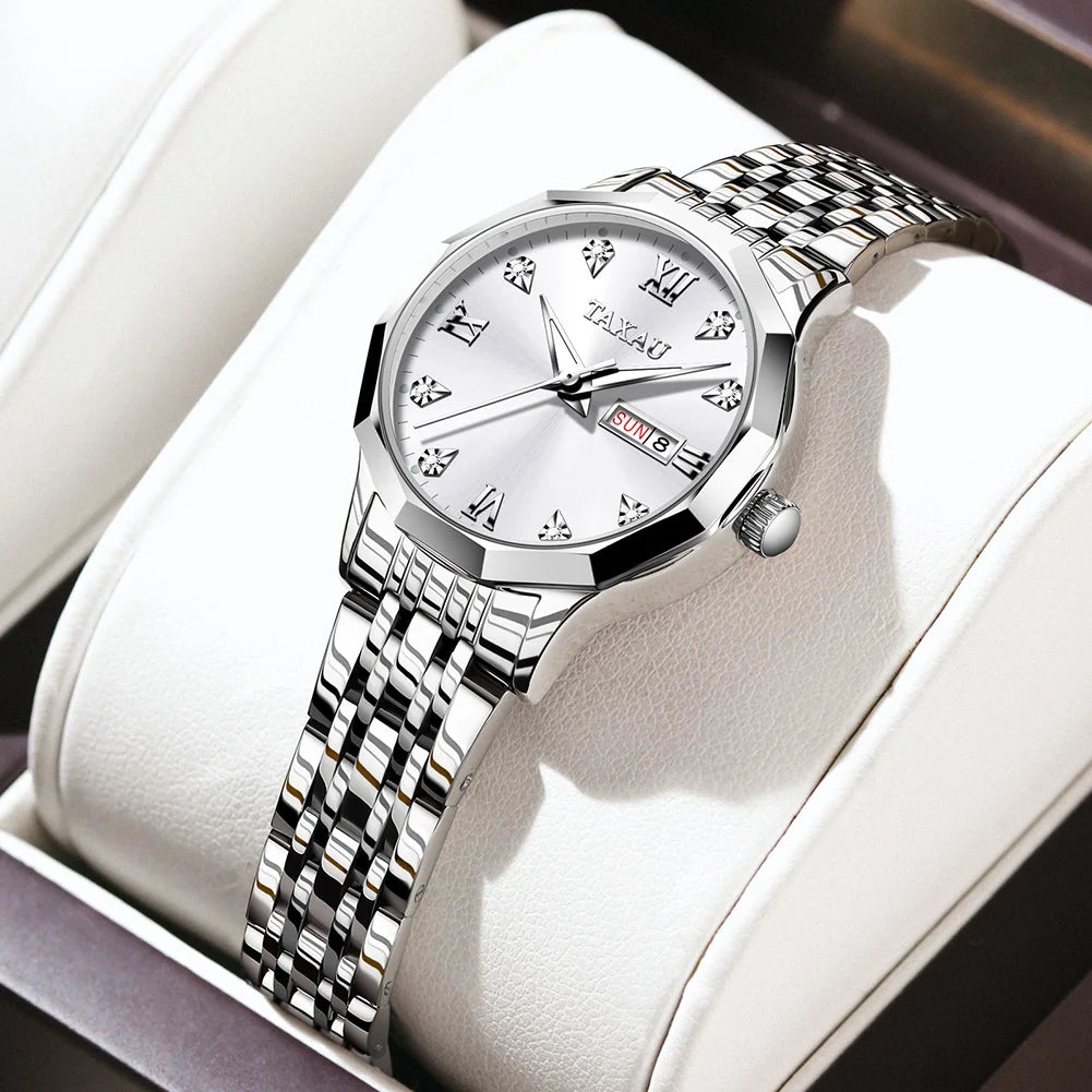 OLEVS Fashion Golden Watch for Women - Olevs - Embellish Gold Jewelry & Diamond