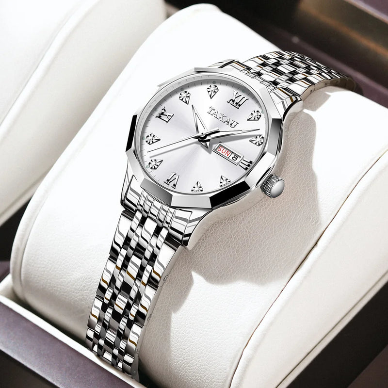 OLEVS Fashion Golden Watch for Women - Olevs - Embellish Gold Jewelry & Diamond