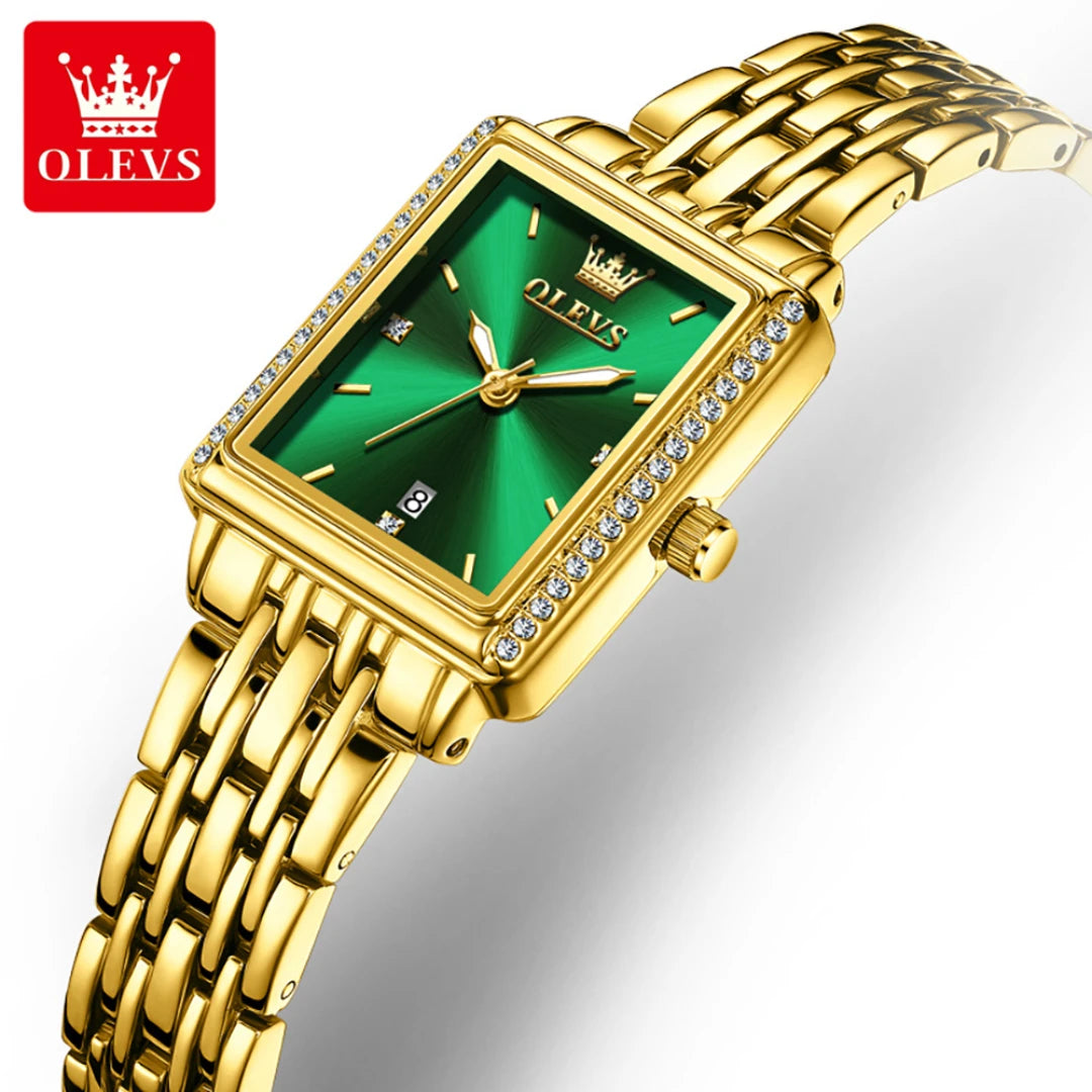 OLEVS 9995 Quartz Fashion Watch - Olevs - Embellish Gold Jewelry & Diamond