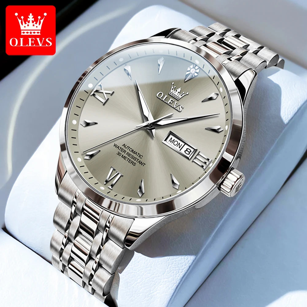 OLEVS 9956 Men's Watches - Festive Collection - Embellish Gold Jewelry & Diamond
