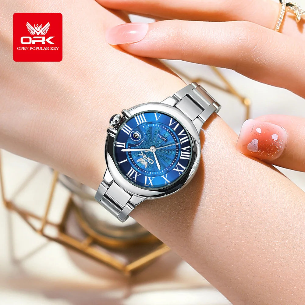 OPK 6039 Women's Watches - Olevs - Embellish Gold Jewelry & Diamond
