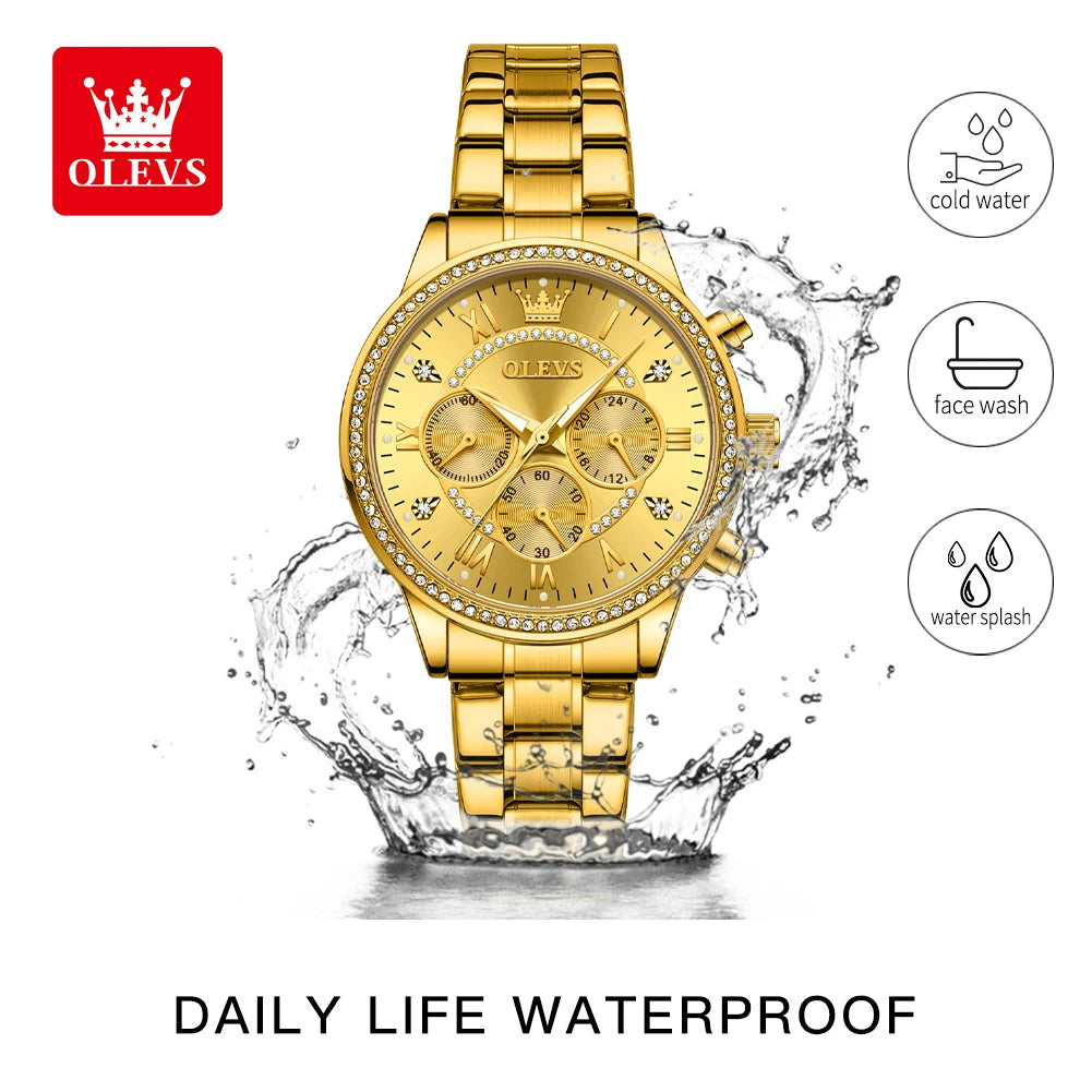 OLEVS Women's Watches - Olevs - Embellish Gold Jewelry & Diamond