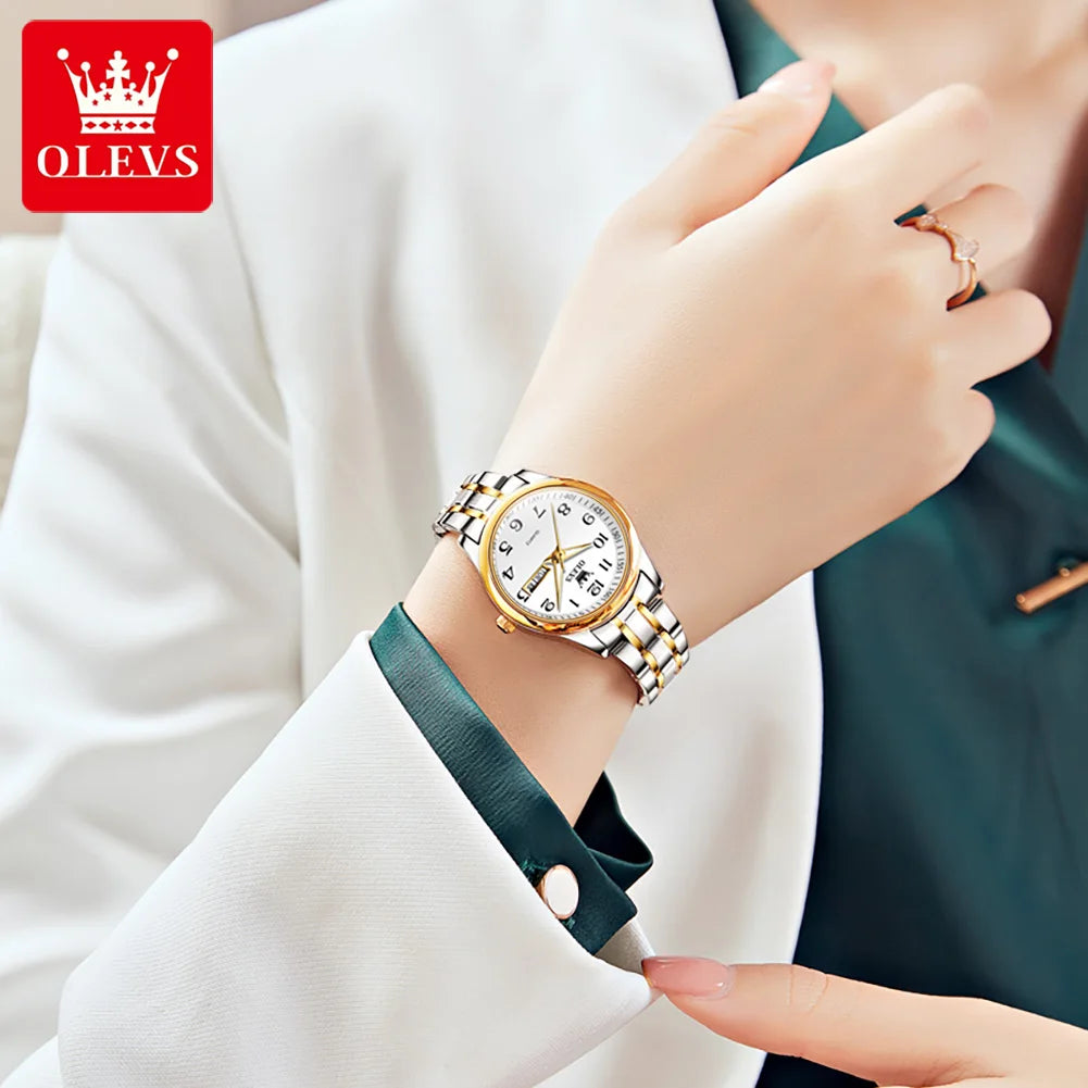OLEVS Brand Ladies Watch - Olevs - Embellish Gold Jewelry & Diamond