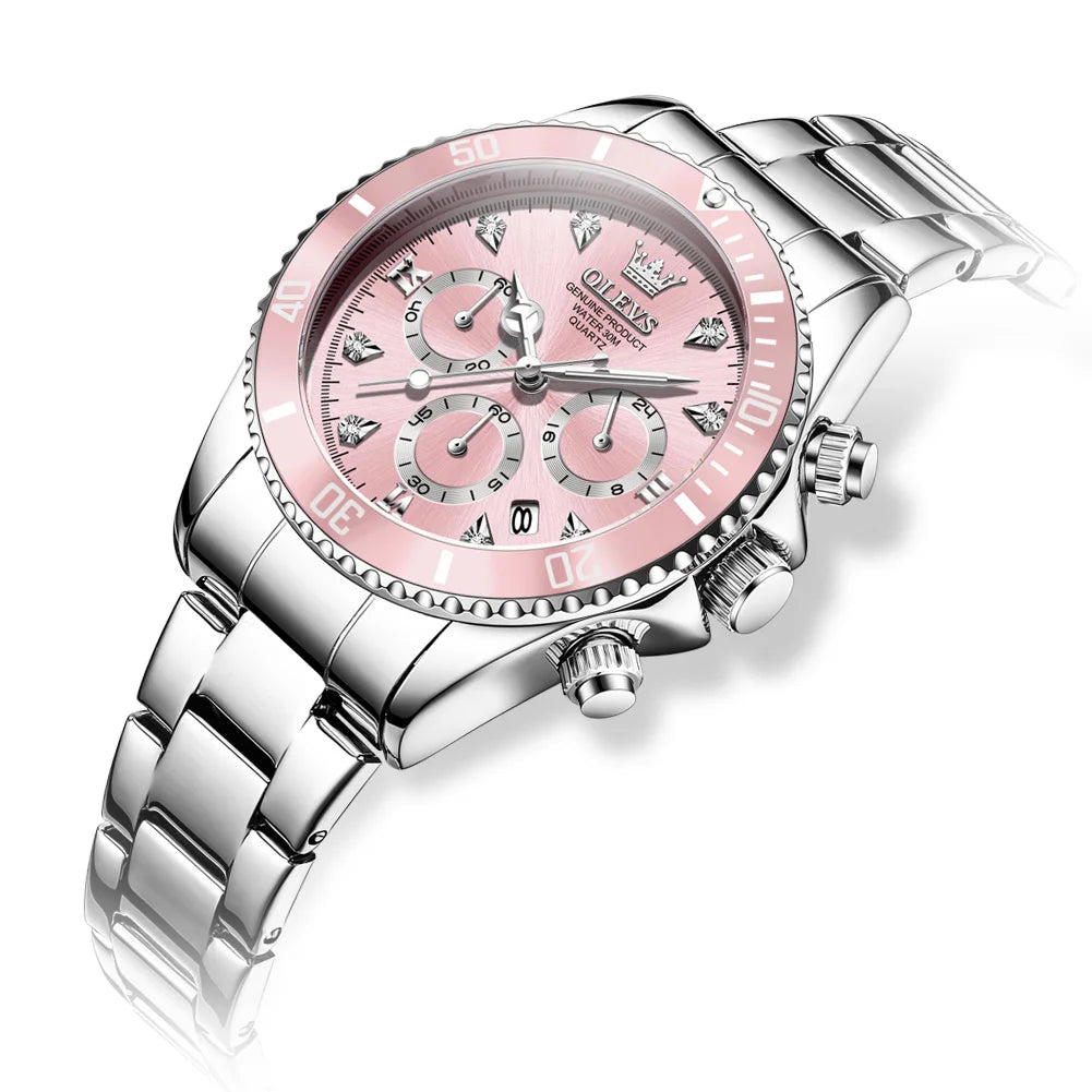 OLEVS Luxury Women's Watch - Olevs - Embellish Gold Jewelry & Diamond
