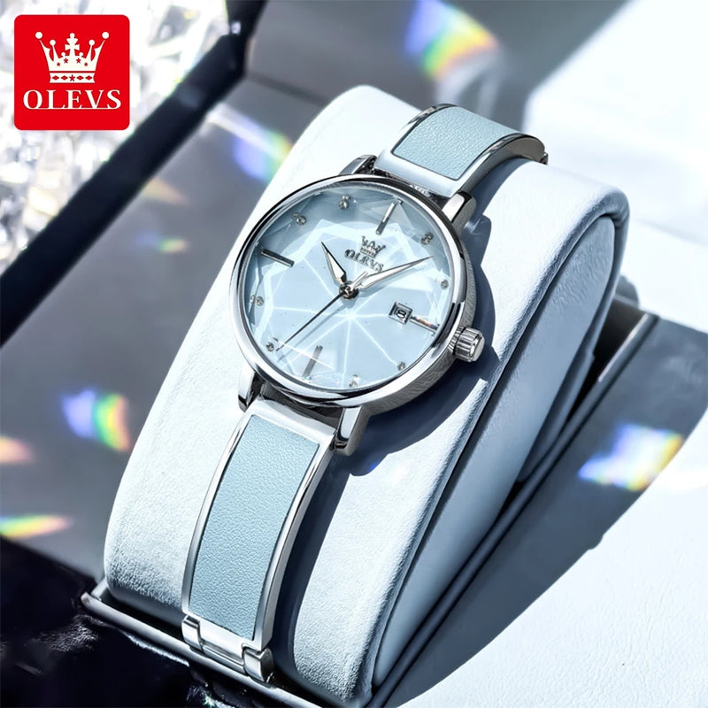 OLEVS 5656 Original Quartz Watches for Women - Olevs - Embellish Gold Jewelry & Diamond