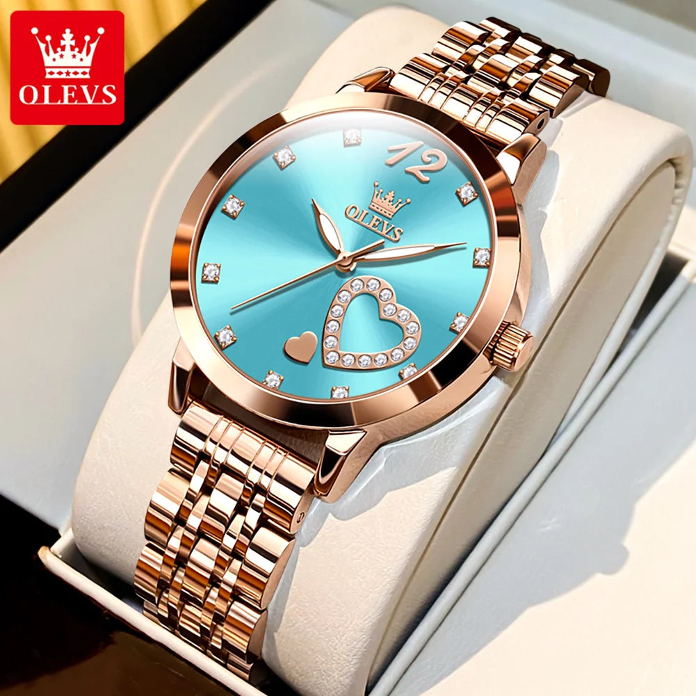 OLEVS Elegant Quartz Watch for Women - Olevs - Embellish Gold Jewelry & Diamond