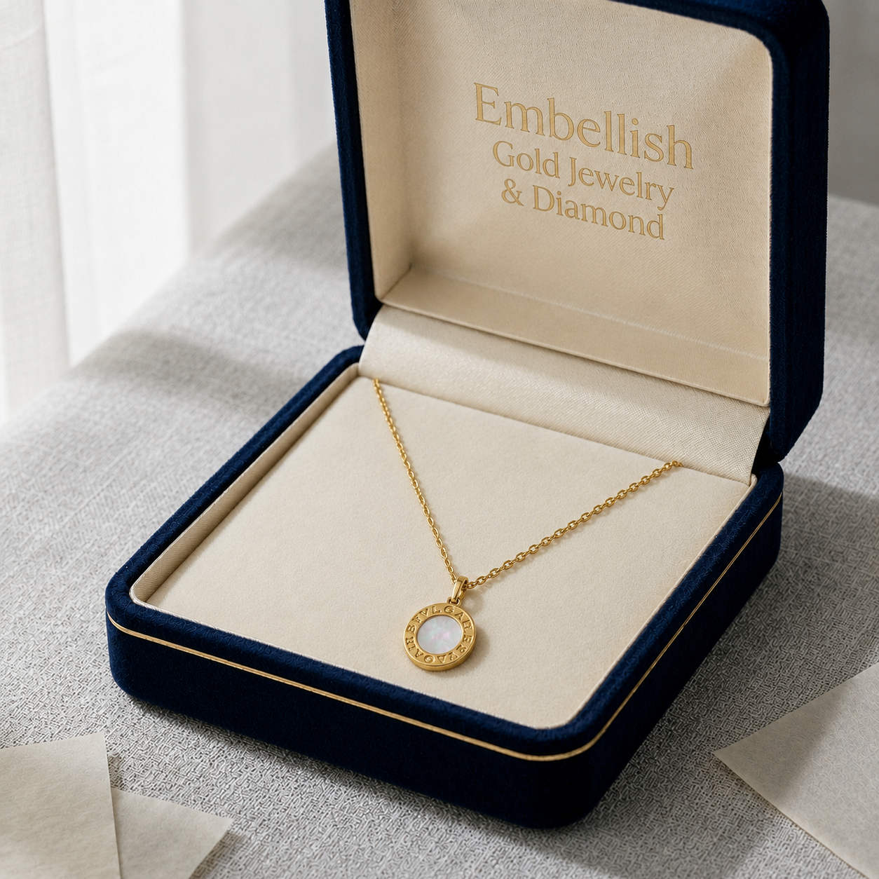 18k Gold Italian Inspired Necklace