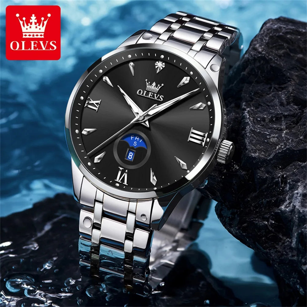 OLEVS Brand Men's Watch - Olevs - Embellish Gold Jewelry & Diamond
