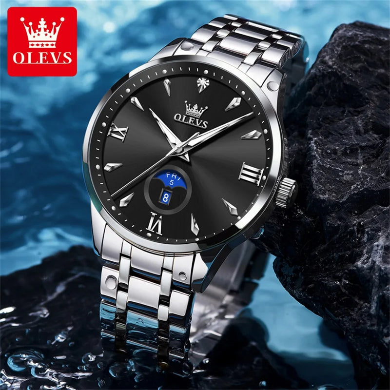 OLEVS Brand Men's Watch - Olevs - Embellish Gold Jewelry & Diamond