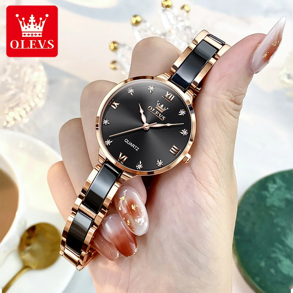 OLEVS 5872 Women Watches - Olevs - Embellish Gold Jewelry & Diamond