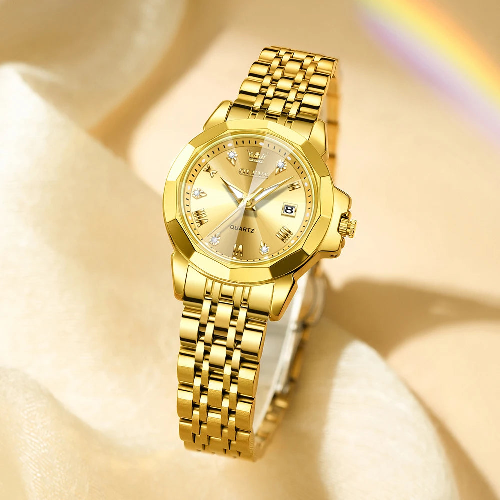 OLEVS 9931X Womens Perfume Watch - Olevs - Embellish Gold Jewelry & Diamond