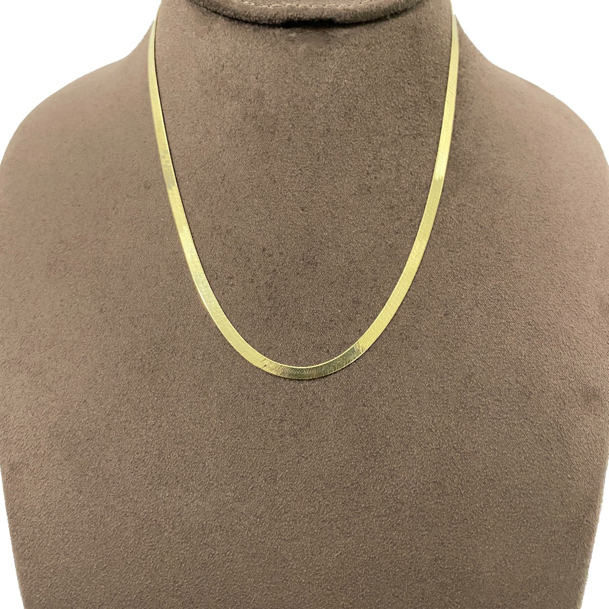 18k Gold Flat Snake Chain