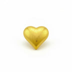 18k Gold Love Matt Heart Pendant
