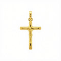 18k Gold Religious Cross Pendant