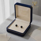 18k Gold Zircon Stone Earrings