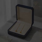 18k Gold Ball Tictac Earrings