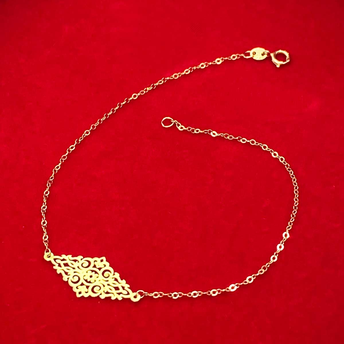 18K Gold Filigree Bracelet 012