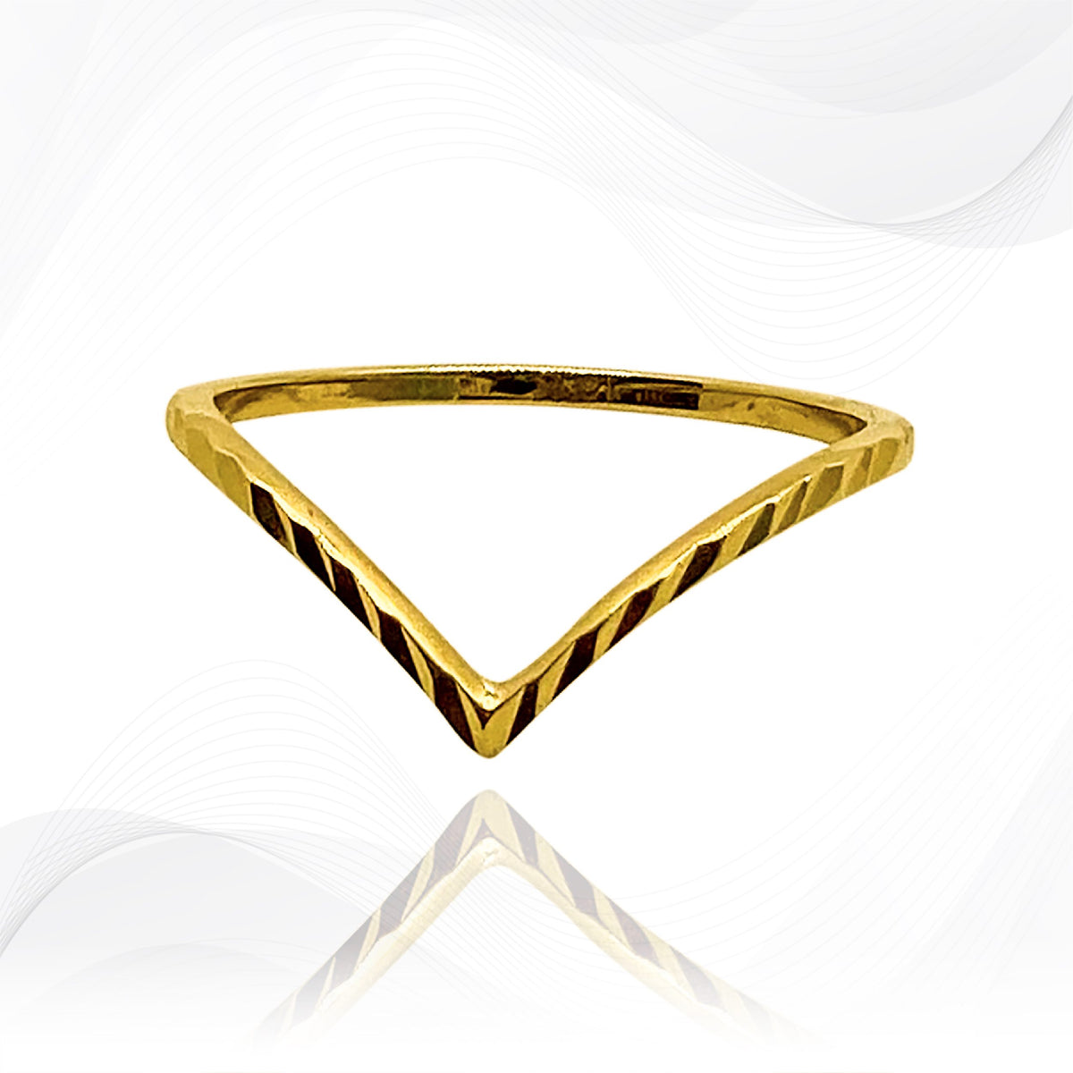 18K Gold Crown Ring For Women's 1.9