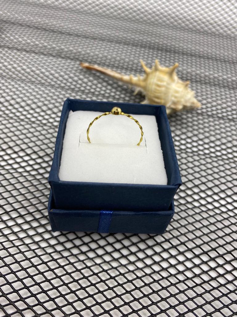 18K Gold Twisted Canopy Ring 1.53