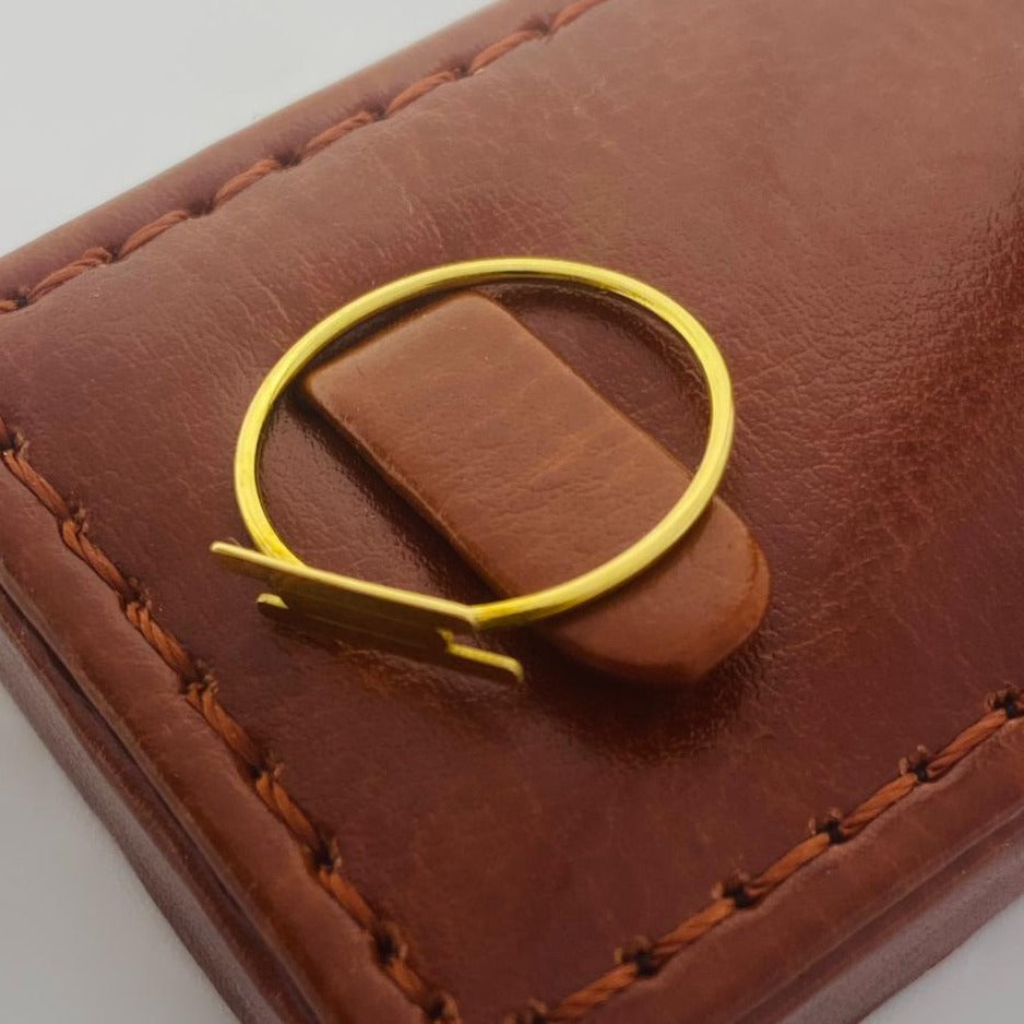 18K Real Saudi Gold Vertical Ring 139 - Embellish Gold