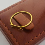 18K Real Saudi Gold Vertical Ring 139 - Embellish Gold